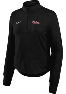 Nike South Carolina Gamecocks Womens Black Swift Qtr Zip Pullover