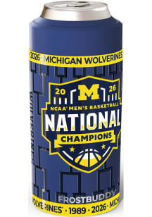 Michigan Wolverines Legacy Universal 2026 MBB Nat Champ Stainless Steel Coolie
