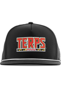 Branded Bills Maryland Terrapins Black Flat 5 Panel Rope Mens Snapback Hat