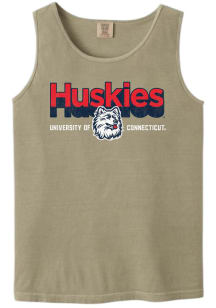 UConn Huskies Womens Sand Shadow Tank Top