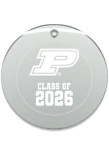 Purdue Boilermakers Class of 2026 Round Ornament - White