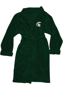 Michigan State Spartans White Mens L/XL Silk Touch Bathrobes
