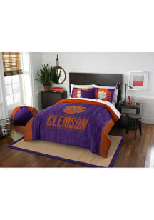 Clemson Tigers Modern Take Full/Queen Comforter Set Comforter