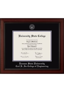 K-State Wildcats Embossed Paxton College of Engineering Diploma Frame - Black