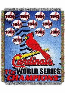 St Louis Cardinals 48x60 Commemorative Wall Hanging Tapestry Blanket