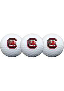 South Carolina Gamecocks 3 Pack Golf Balls