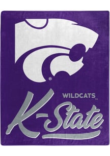 K-State Wildcats Signature Raschel Throw Blanket - Purple