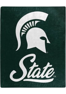 Michigan State Spartans Signature Raschel Throw Blanket - Green