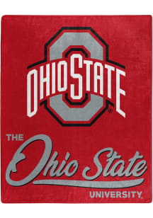 Ohio State Buckeyes Signature Raschel Throw Blanket - Red