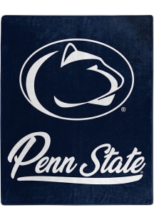 Penn State Nittany Lions Signature Raschel Throw Blanket - Blue