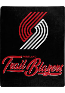 Portland Trail Blazers Signature Raschel Throw Blanket - Red