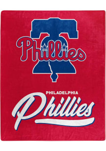 Philadelphia Phillies Signature Raschel Throw Blanket - Blue