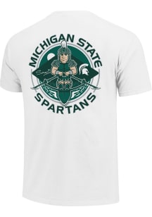 Michigan State Spartans White Rowing Short Sleeve T Shirt