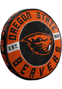 Oregon State Beavers Cloud Throw Pillow - Orange