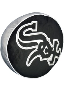 Chicago White Sox Cloud Throw Pillow - Black
