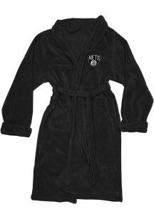 Brooklyn Nets Black L/XL Silk Touch Bathrobes