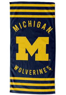 Michigan Wolverines Stripes Beach Towel