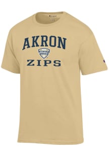 Champion Akron Zips Gold MAC Arch Jersey Short Sleeve T Shirt