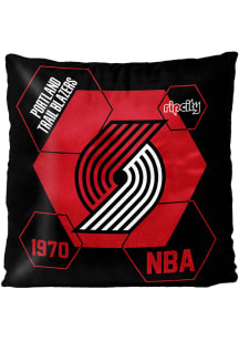 Portland Trail Blazers Velvet Reverse Throw Pillow - Red