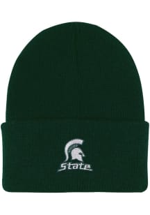 LogoFit Michigan State Spartans Green North Pole Youth Knit Hat
