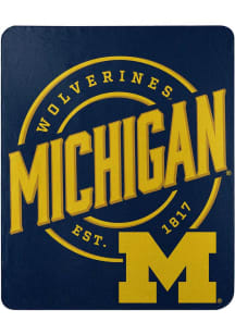 Michigan Wolverines Campaign Fleece Blanket - Blue