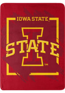 Iowa State Cyclones Dimensional Micro 46x60 Raschel Throw Blanket - Red