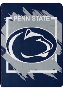 Penn State Nittany Lions Dimensional Micro 46x60 Raschel Throw Blanket - Blue