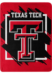 Texas Tech Red Raiders Dimensional Micro 46x60 Raschel Throw Blanket - Red