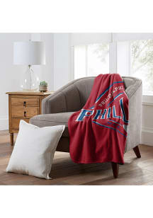 Philadelphia Phillies Campaign Printed Fleece Blanket - Blue