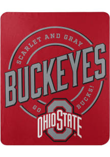 Ohio State Buckeyes Campaign Printed Fleece Blanket - Red