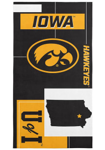 Iowa Hawkeyes 30x60 Locator Beach Towel