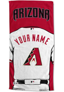 Arizona Diamondbacks Personalized Jersey Beach Towel