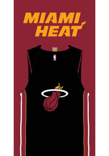 Miami Heat Personalized Jersey Beach Towel
