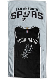 San Antonio Spurs Personalized Jersey Beach Towel