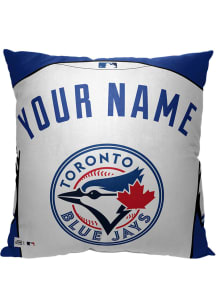 Toronto Blue Jays Personalized Jersey Throw Pillow - Blue