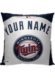Minnesota Twins Personalized Jersey Throw Pillow - Red