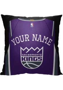 Sacramento Kings Personalized Jersey Throw Pillow - Purple