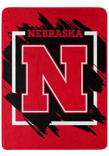 Nebraska Cornhuskers Dimensional Micro 46x60 Raschel Throw Blanket - Red