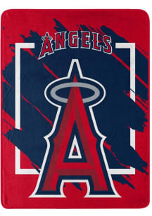 Los Angeles Angels Micro Raschel Throw Blanket - Red