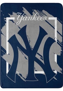 New York Yankees Micro Raschel Throw Blanket - Blue