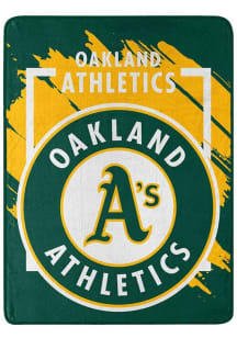 Oakland Athletics Micro Raschel Throw Blanket - Green