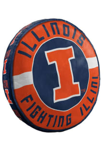 Illinois Fighting Illini Cloud Throw Pillow - Navy Blue