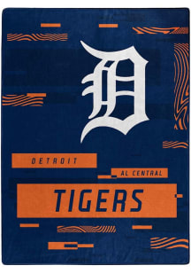 Detroit Tigers Digitize 60X80 Raschel Throw Blanket - Blue