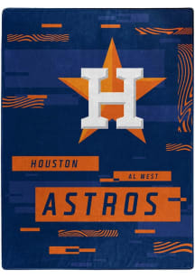 Houston Astros Digitize 60X80 Raschel Throw Blanket - Navy Blue