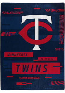 Minnesota Twins Digitize 60X80 Raschel Throw Blanket - Red
