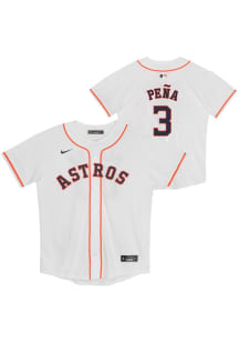 Jeremy Pena  Houston Astros Boys White Home Game Baseball Jersey