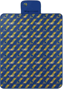 Golden State Warriors Hex Stripe Picnic Fleece Blanket