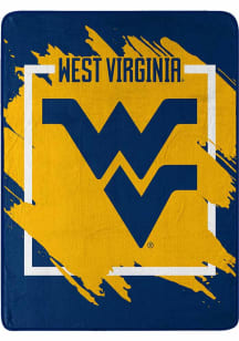 West Virginia Mountaineers Dimensional Raschel Throw Blanket - Gold