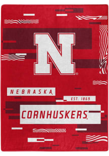 Nebraska Cornhuskers Digitize Raschel Throw Blanket - Red