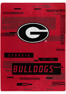Georgia Bulldogs Digitize Raschel Throw Blanket - Red